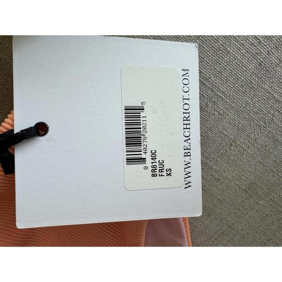 New! Beach Riot Carlie Fruity Colorblock One Piece Swimsuit Size XS - Picture 8 of 8